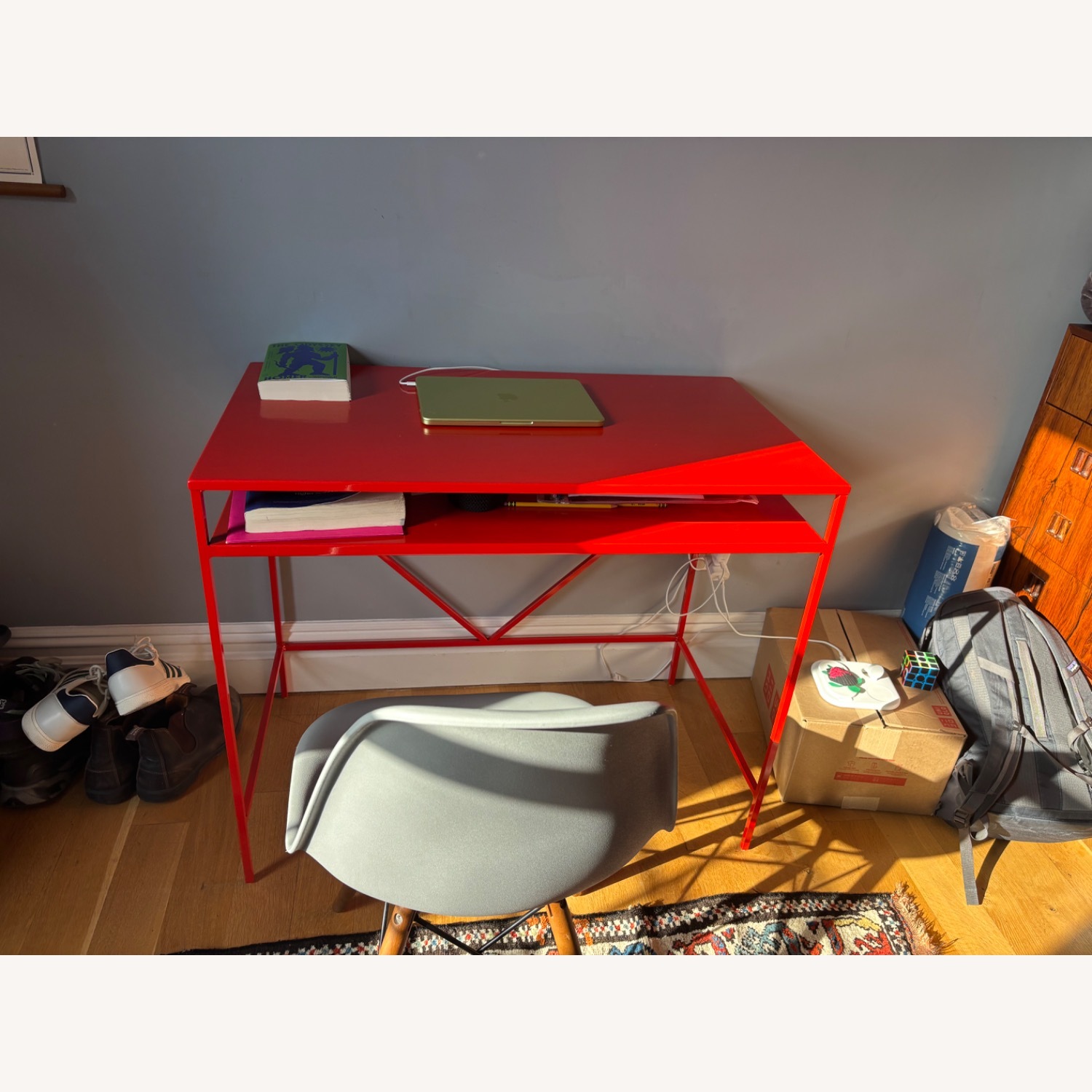 Room & Board Slim Desk Metal Desk - image-5