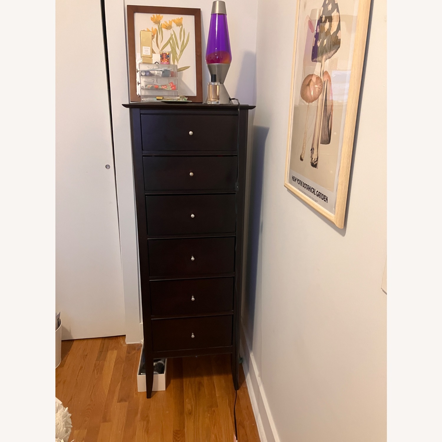 Vintage/Antique Finds Dark Brown Wood Dresser - image-2