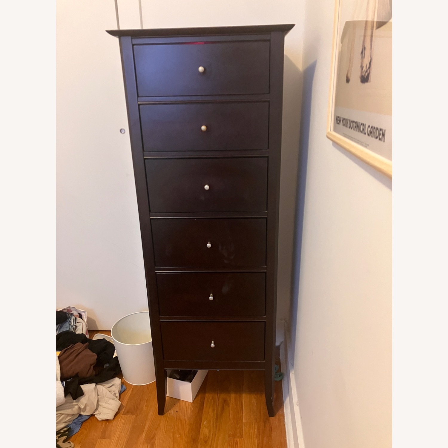 Vintage/Antique Finds Dark Brown Wood Dresser - image-1