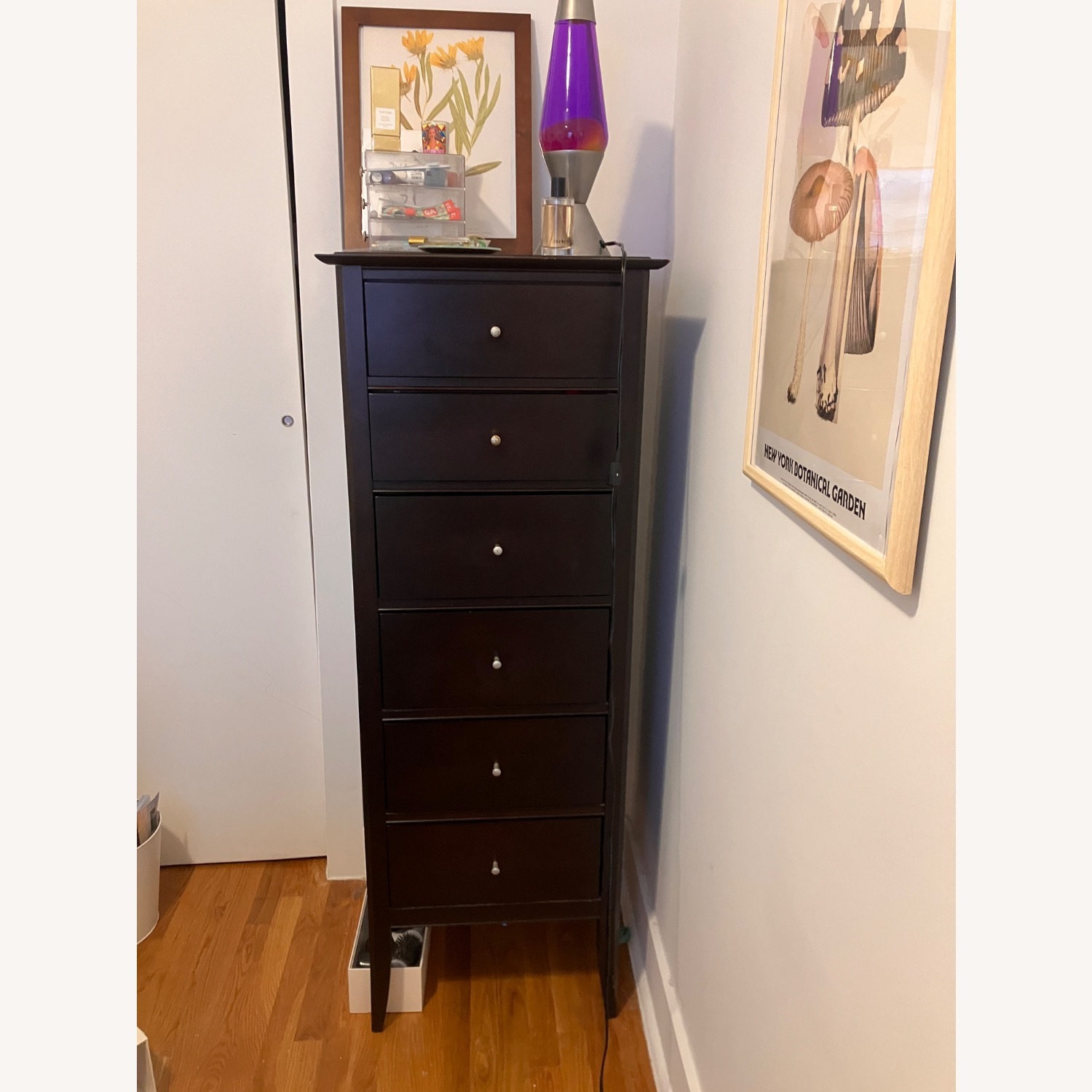 Vintage/Antique Finds Dark Brown Wood Dresser - image-4