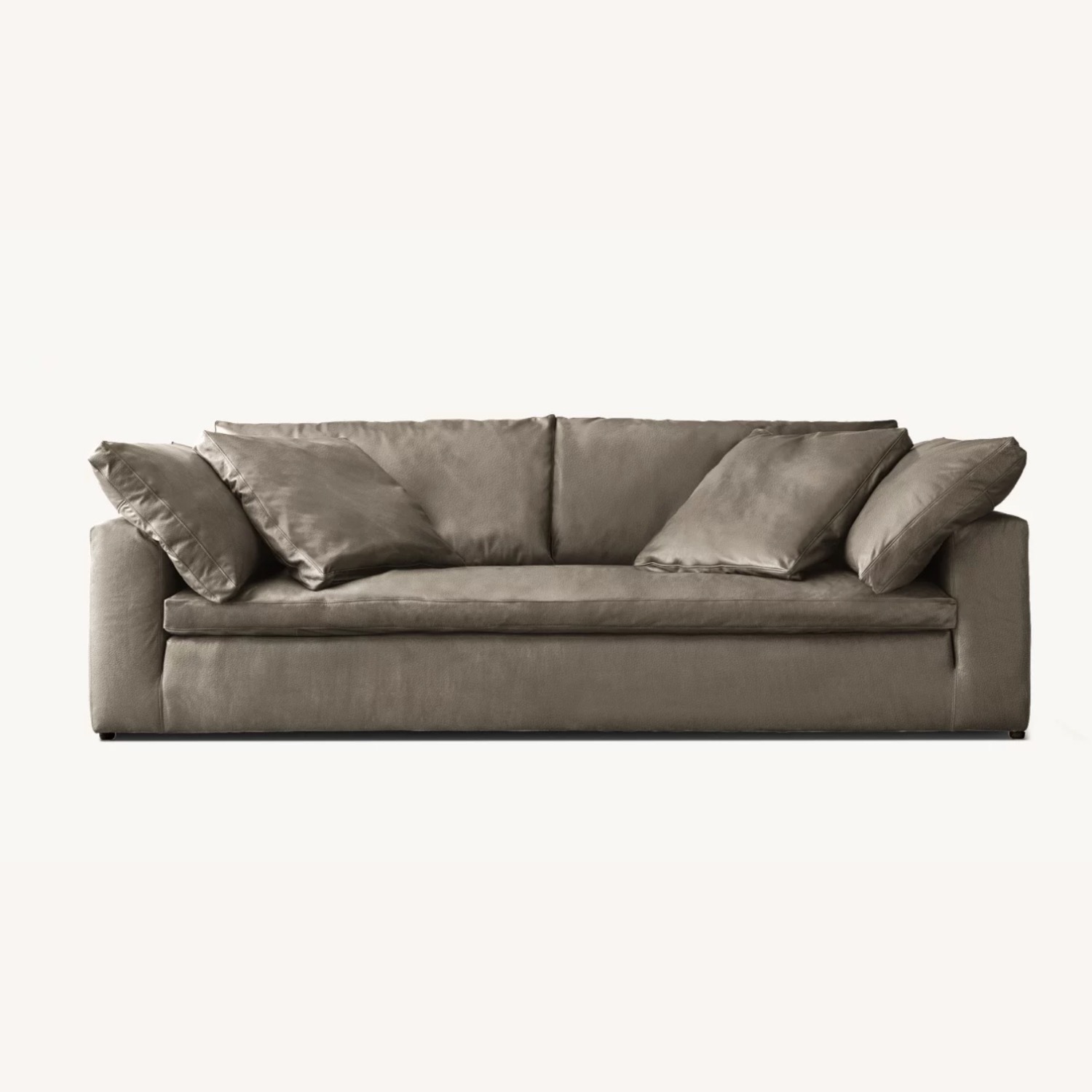 Restoration Hardware Cloud Light Gray 3+ Seater Sofa - image-0