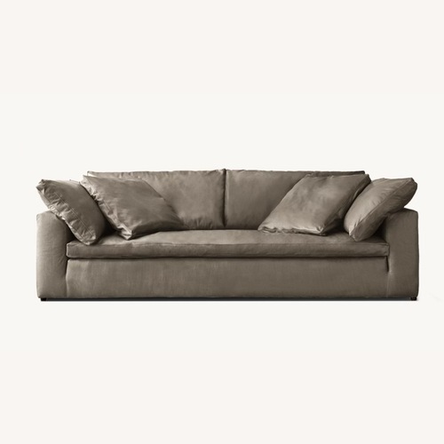 Used Restoration Hardware Cloud Light Gray 3+ Seater Sofa for sale on AptDeco