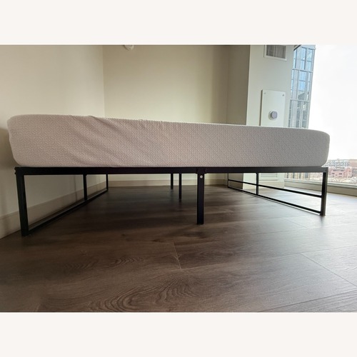 Used Zipcode Design Black Metal Platform Bed for sale on AptDeco