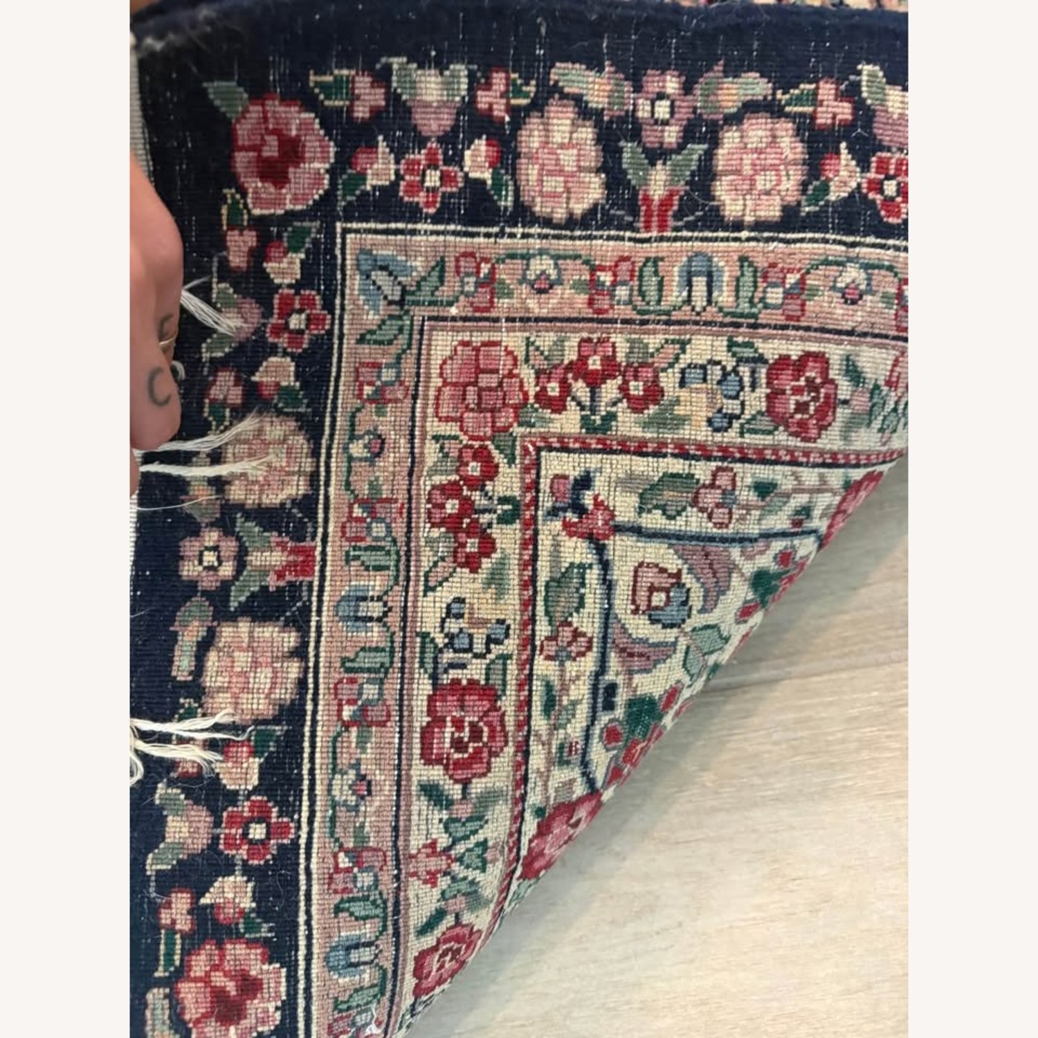 Vintage/Antique Finds Black Area Rug 6' x 9' - image-2