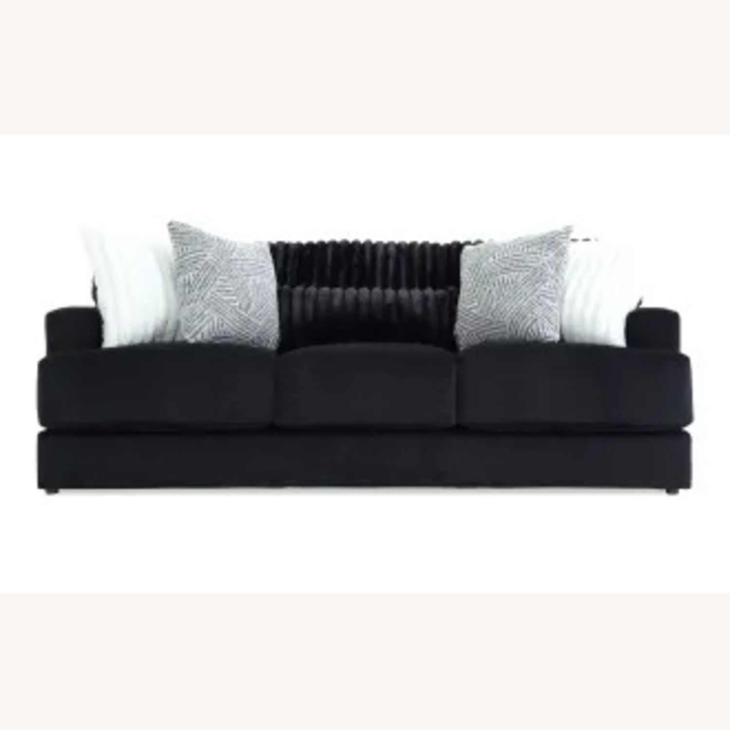 Bob's Discount Furniture Black 3+ Seater Sofa - image-5