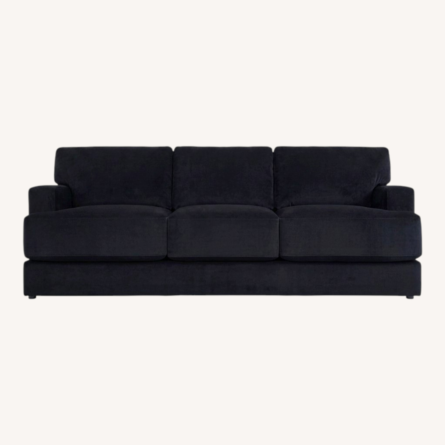 Bob's Discount Furniture Black 3+ Seater Sofa - image-0