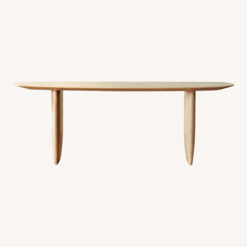 Used CB2 Convivio 84" Bleached Oak Dining Table by Goop for sale on AptDeco