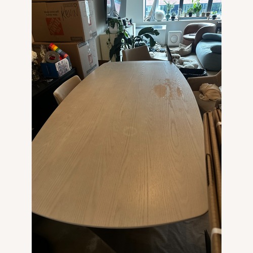 Used CB2 Convivio 84" Bleached Oak Dining Table by Goop for sale on AptDeco