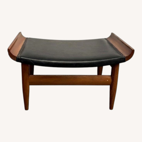 Used MCM Teak Stool, Curved Saddle Seat for sale on AptDeco