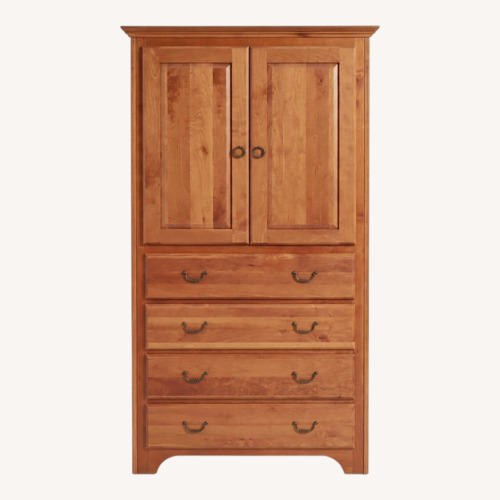 Used Dark Brown Armoire for sale on AptDeco