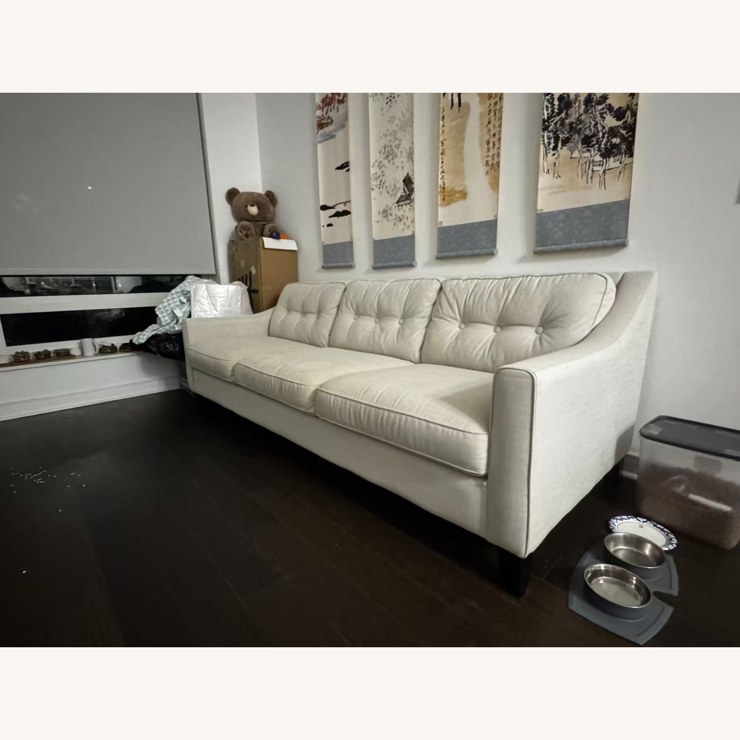IKEA Natural Fabric 3+ Seater Sofa - image-2
