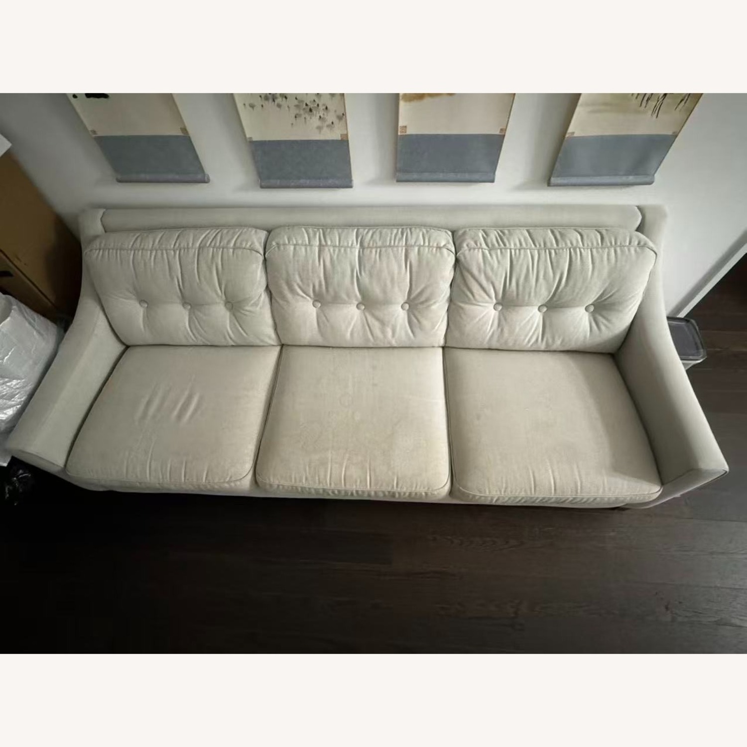 IKEA Natural Fabric 3+ Seater Sofa - image-4