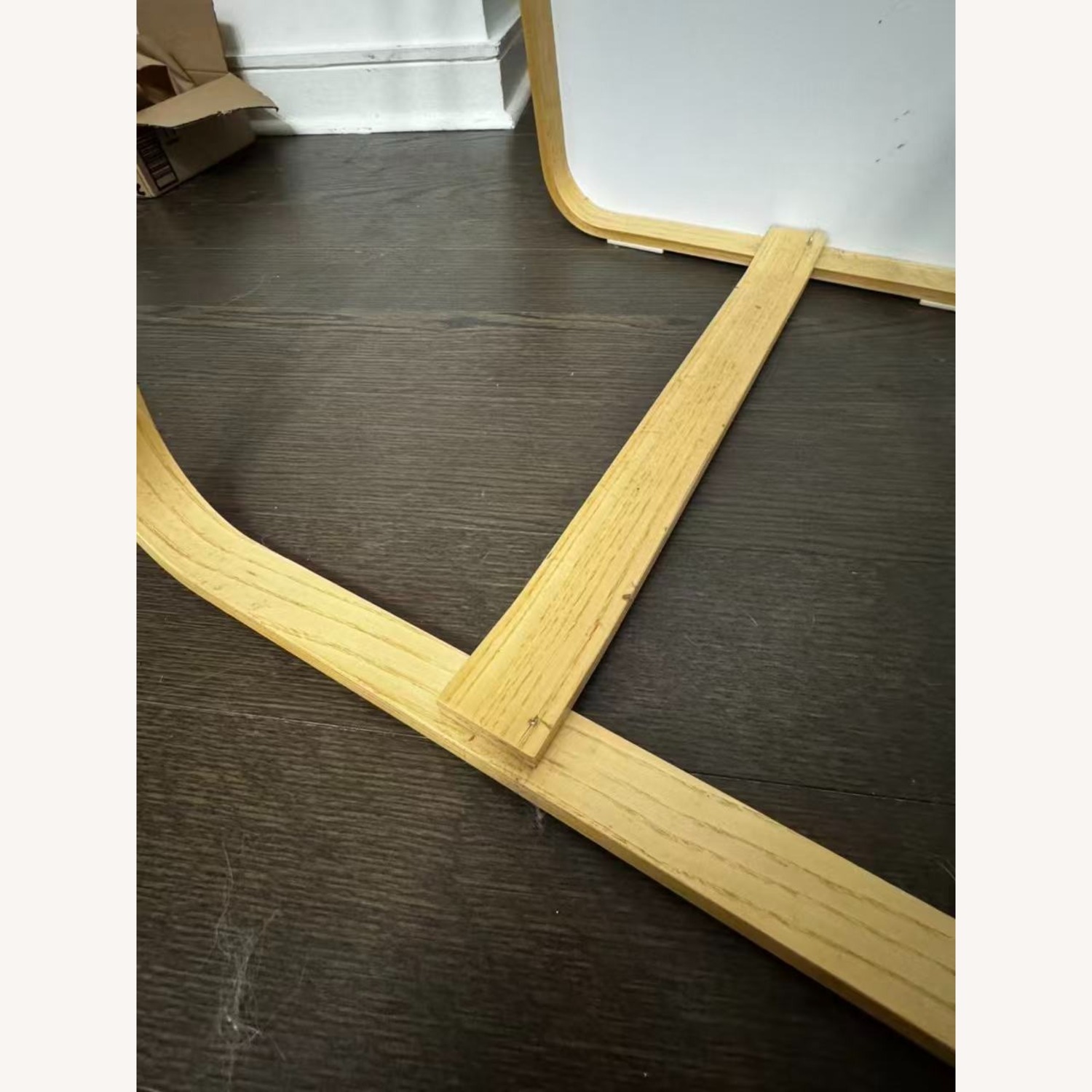 IKEA Floor Mirror with Built-In Clothing Rack - image-2