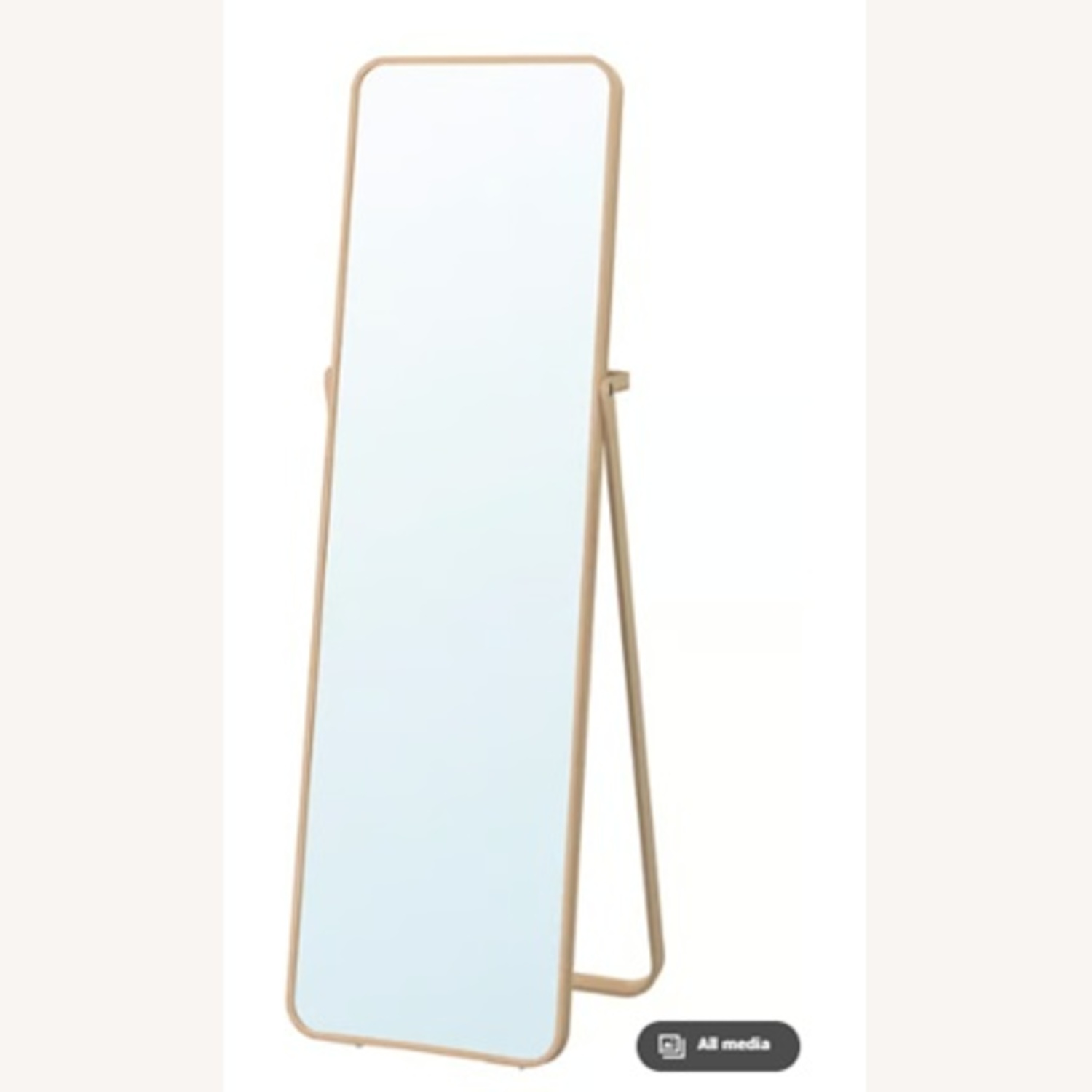 IKEA Floor Mirror with Built-In Clothing Rack - image-5