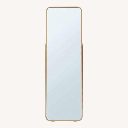Used IKEA Floor Mirror with Built-In Clothing Rack for sale on AptDeco
