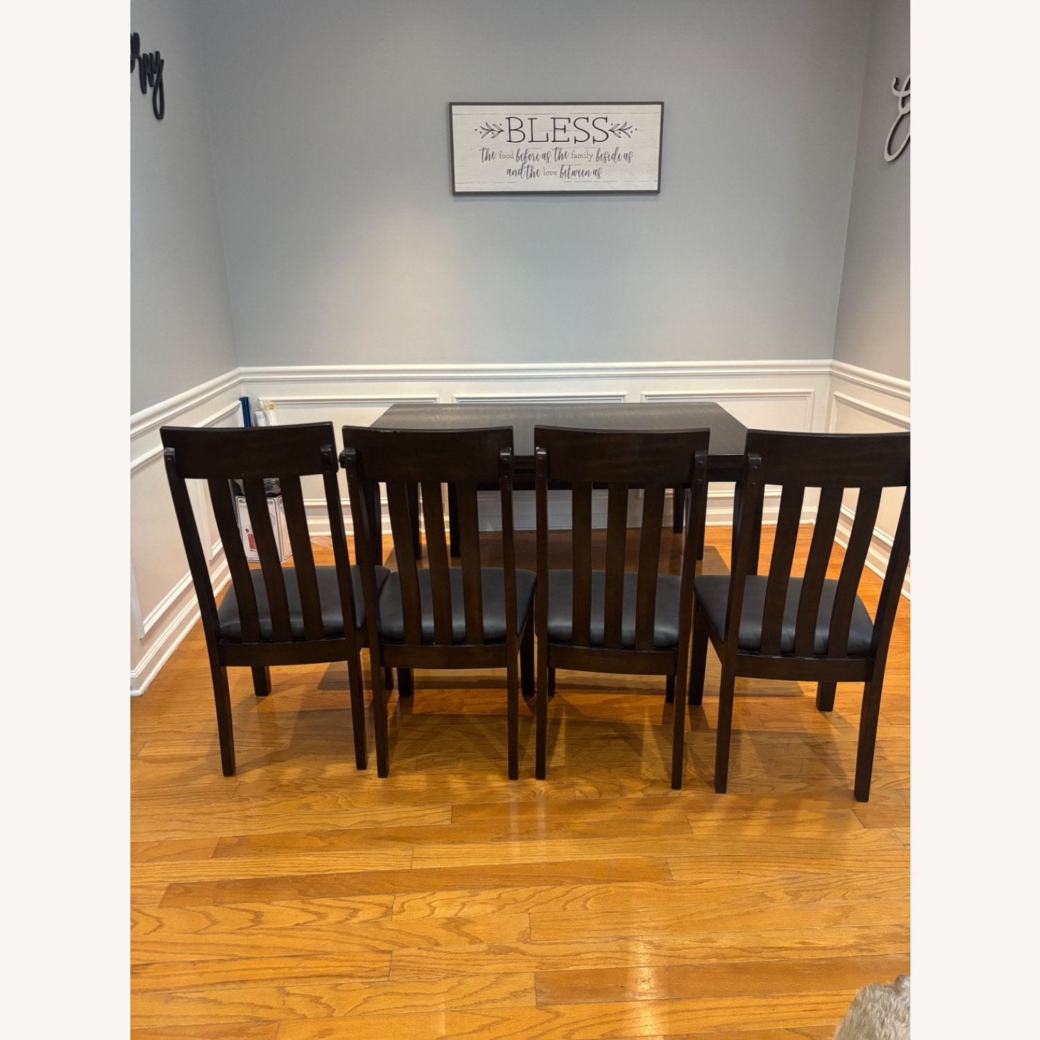 Ashley Furniture Dark Brown Wood Dining Sets - image-5