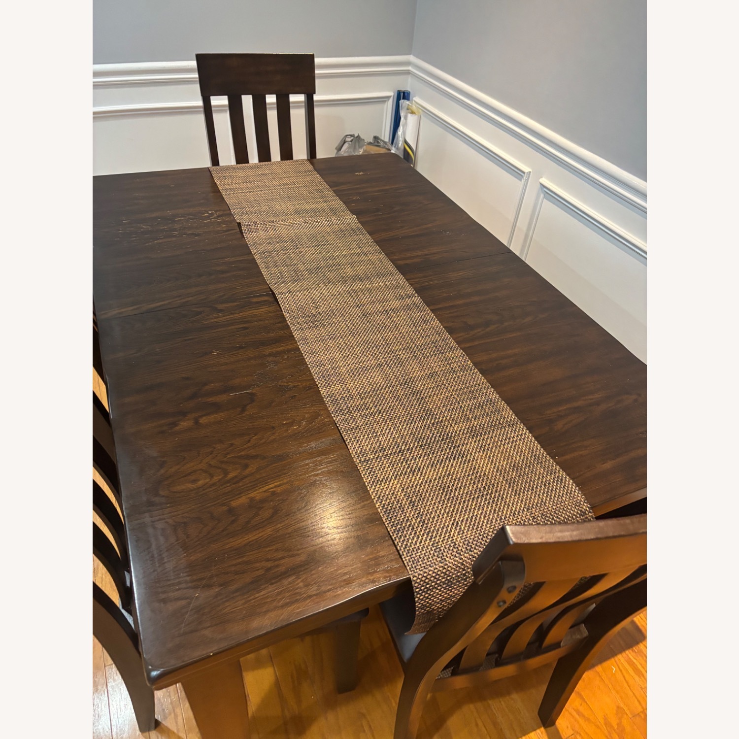 Ashley Furniture Dark Brown Wood Dining Sets - image-2