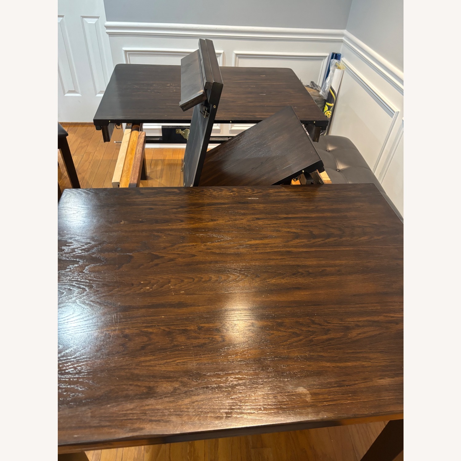Ashley Furniture Dark Brown Wood Dining Sets - image-4