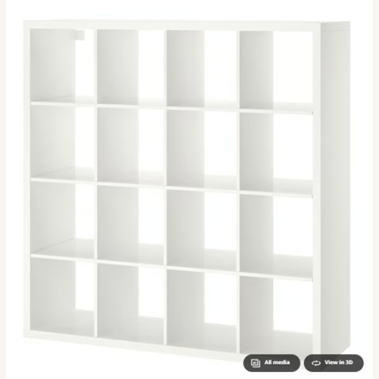 IKEA KALLAX White Shelf Unit - image-4