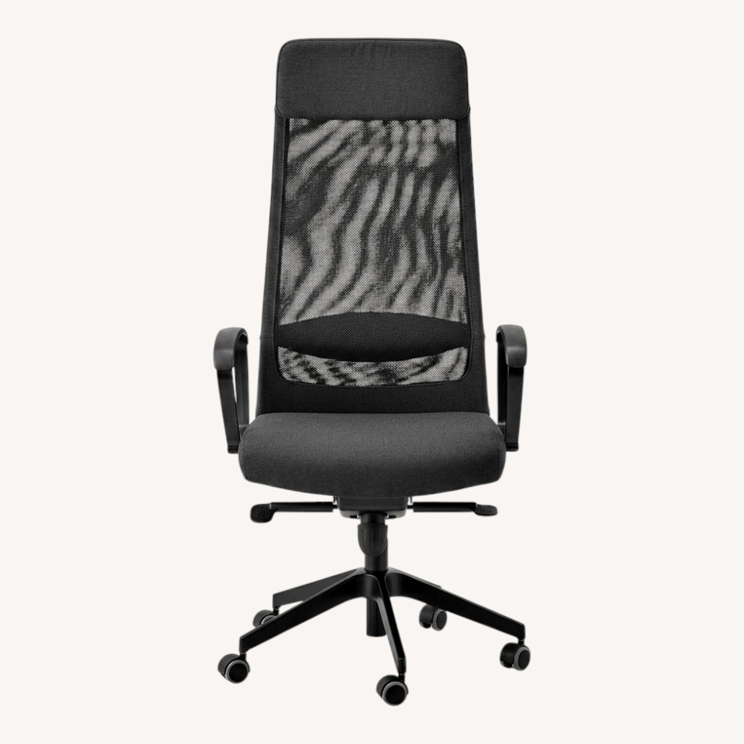 IKEA MARKUS Black Leather Office Chair - image-0