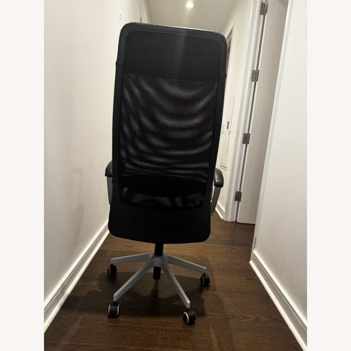Used IKEA MARKUS Black Leather Office Chair for sale on AptDeco