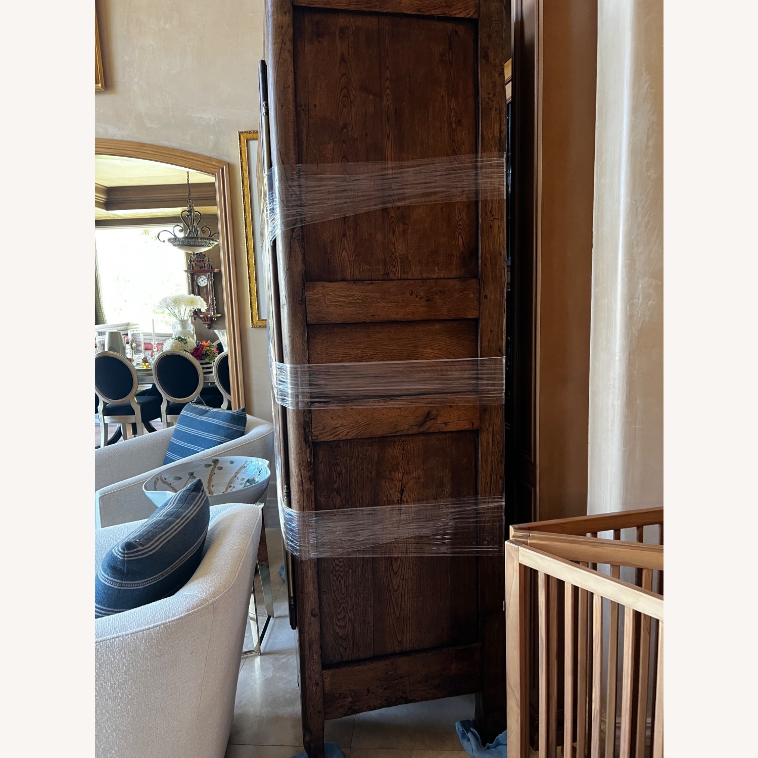 Hardwood Classic French Style Armoire - image-2