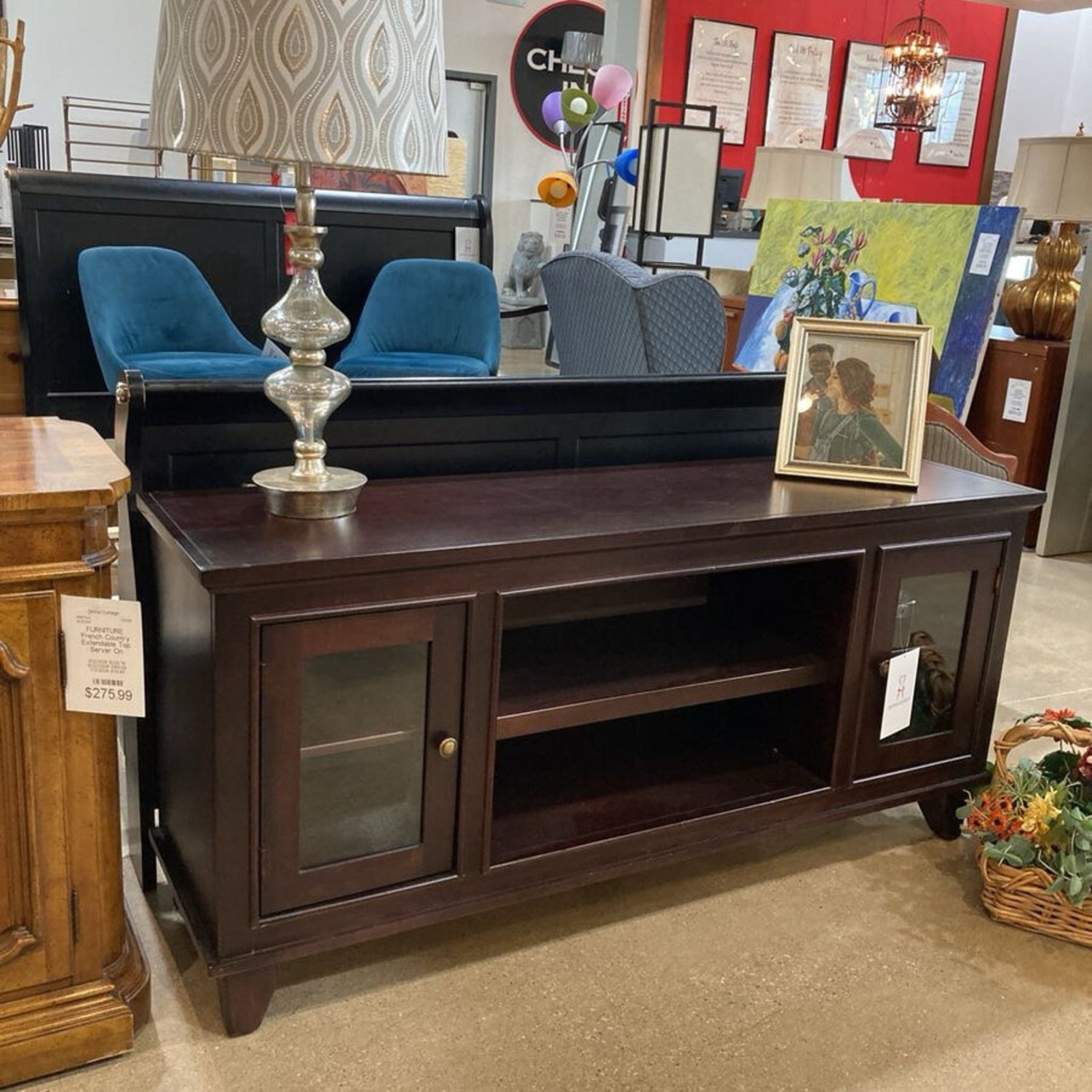 Transitional 2-Cabinet 1-Shelf Media Console - image-2