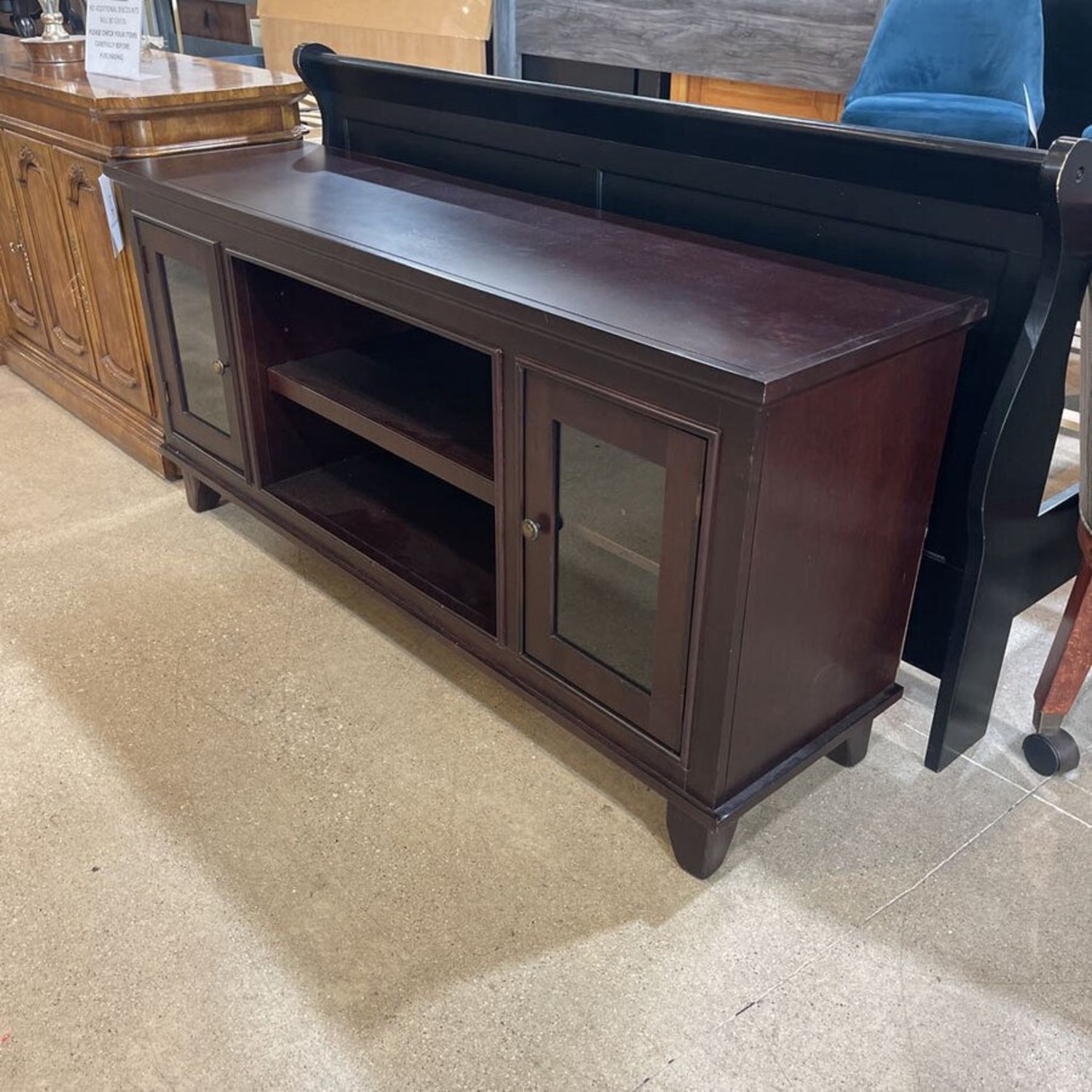 Transitional 2-Cabinet 1-Shelf Media Console - image-1