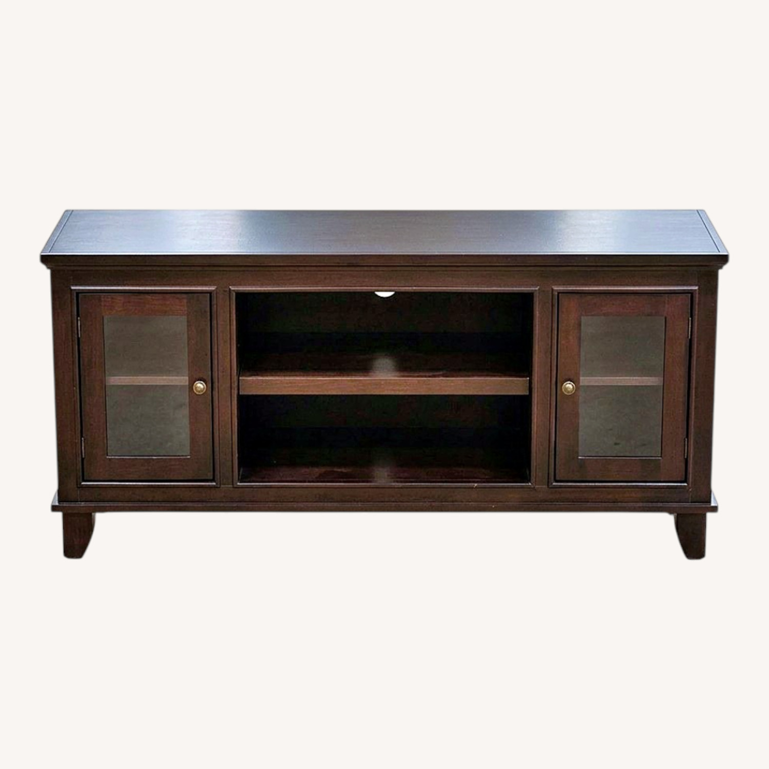 Transitional 2-Cabinet 1-Shelf Media Console - image-0