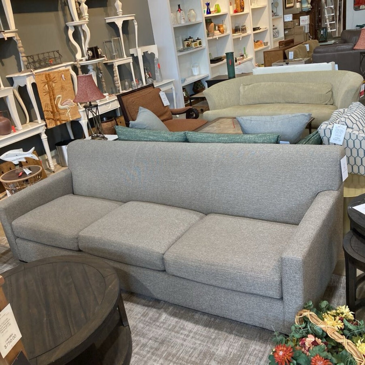 Mitchell Gold + Bob Williams Custom Performance Fabric Track Arm Sofa - image-3