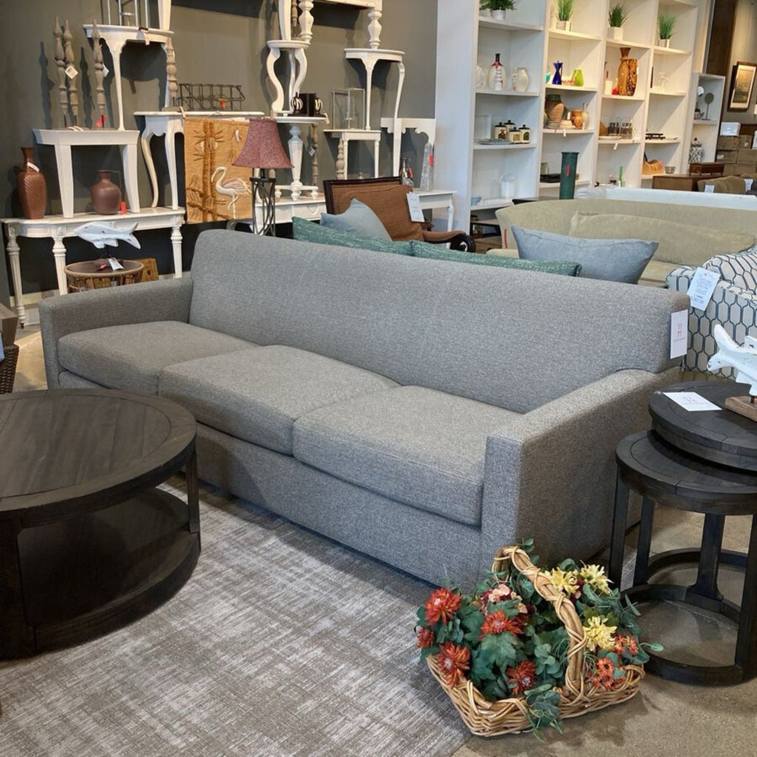 Mitchell Gold + Bob Williams Custom Performance Fabric Track Arm Sofa - image-2