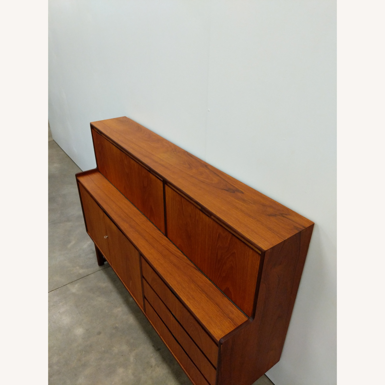 Vintage Mid Century Modern Teak Turnidge Sideboard - image-6