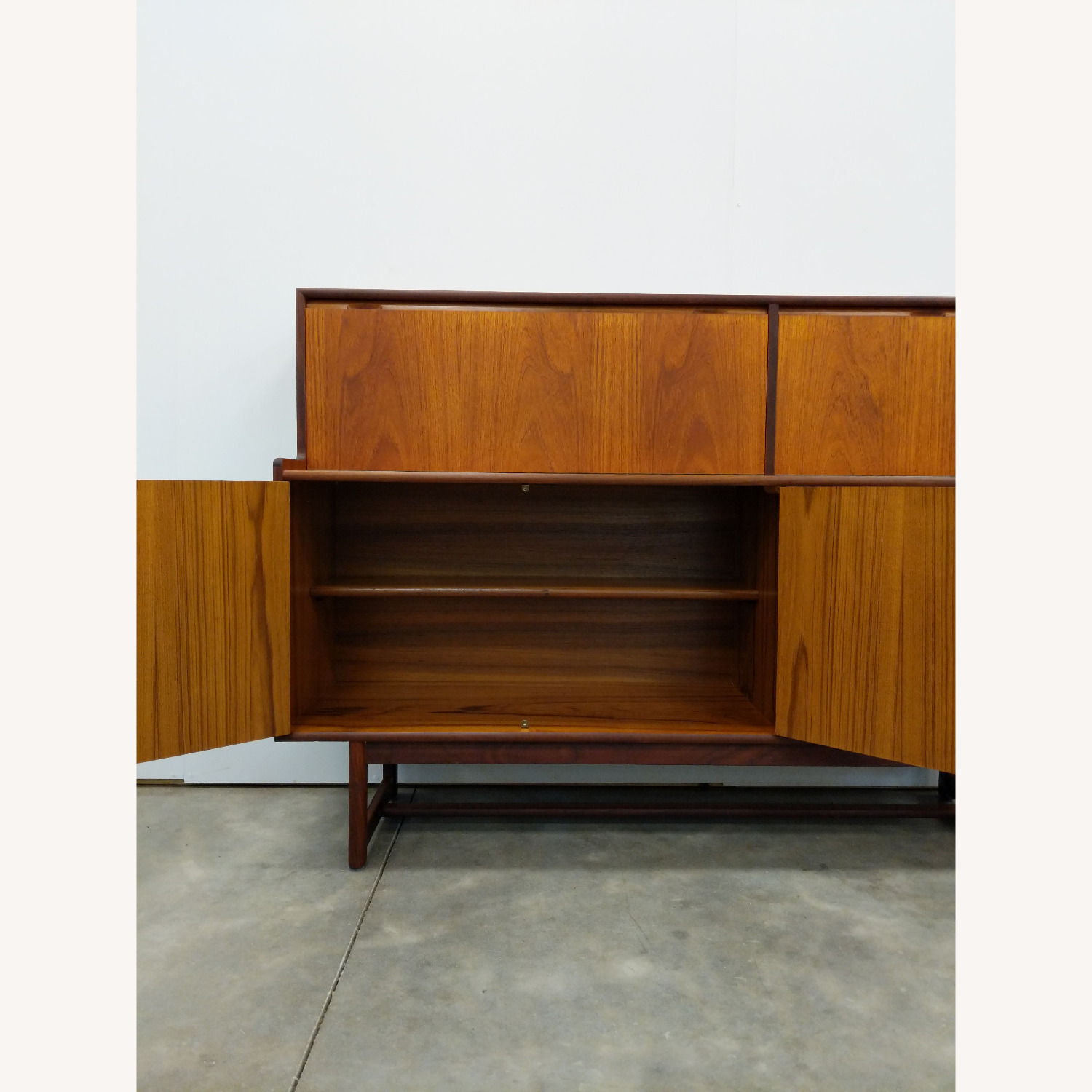 Vintage Mid Century Modern Teak Turnidge Sideboard - image-5