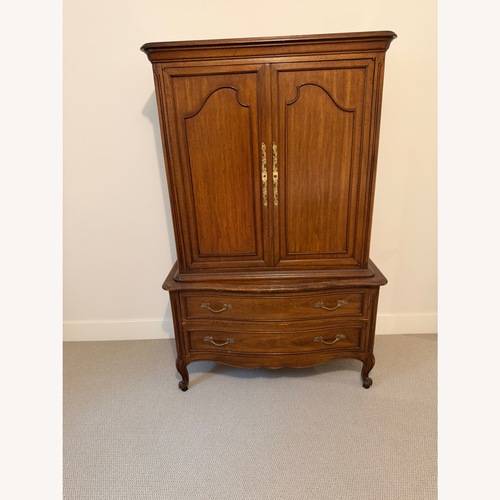 Used Antique Dark Brown Wood Dresser for sale on AptDeco