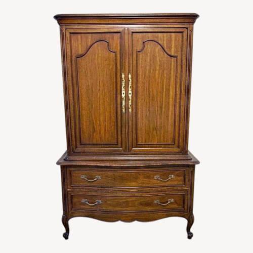 Used Antique Dark Brown Wood Dresser for sale on AptDeco