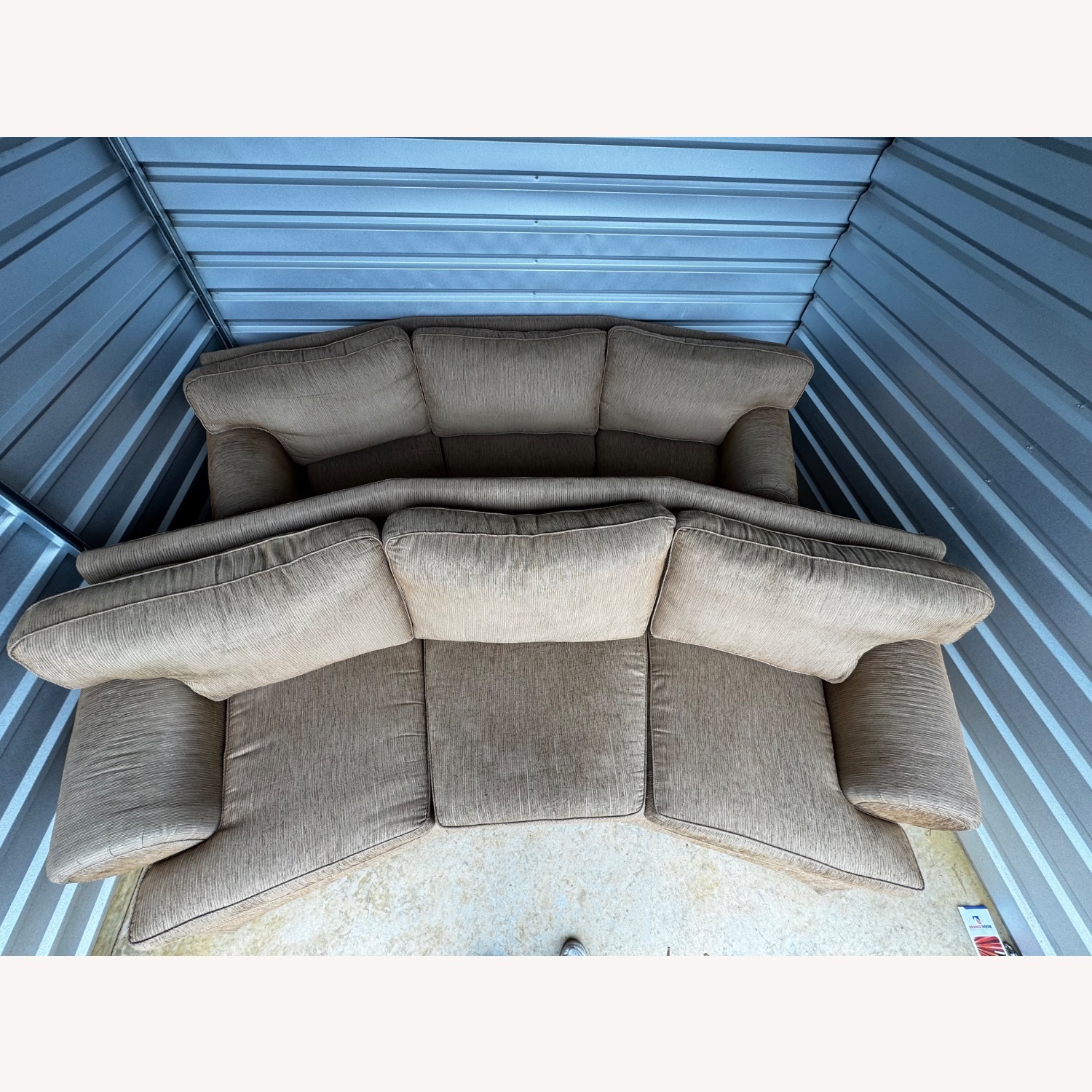 Century Furniture Tan 2 Piece Sectional - image-4