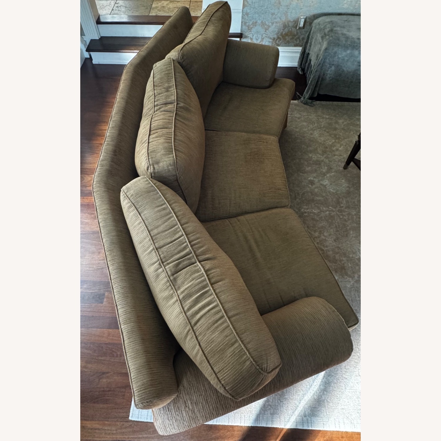 Century Furniture Tan 2 Piece Sectional - image-8