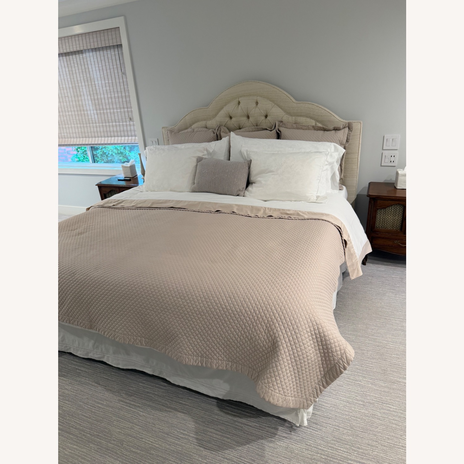 Tufted Kong Headboard and Frame - image-3