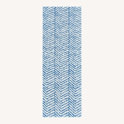 Used Blue Runner Rug for sale on AptDeco