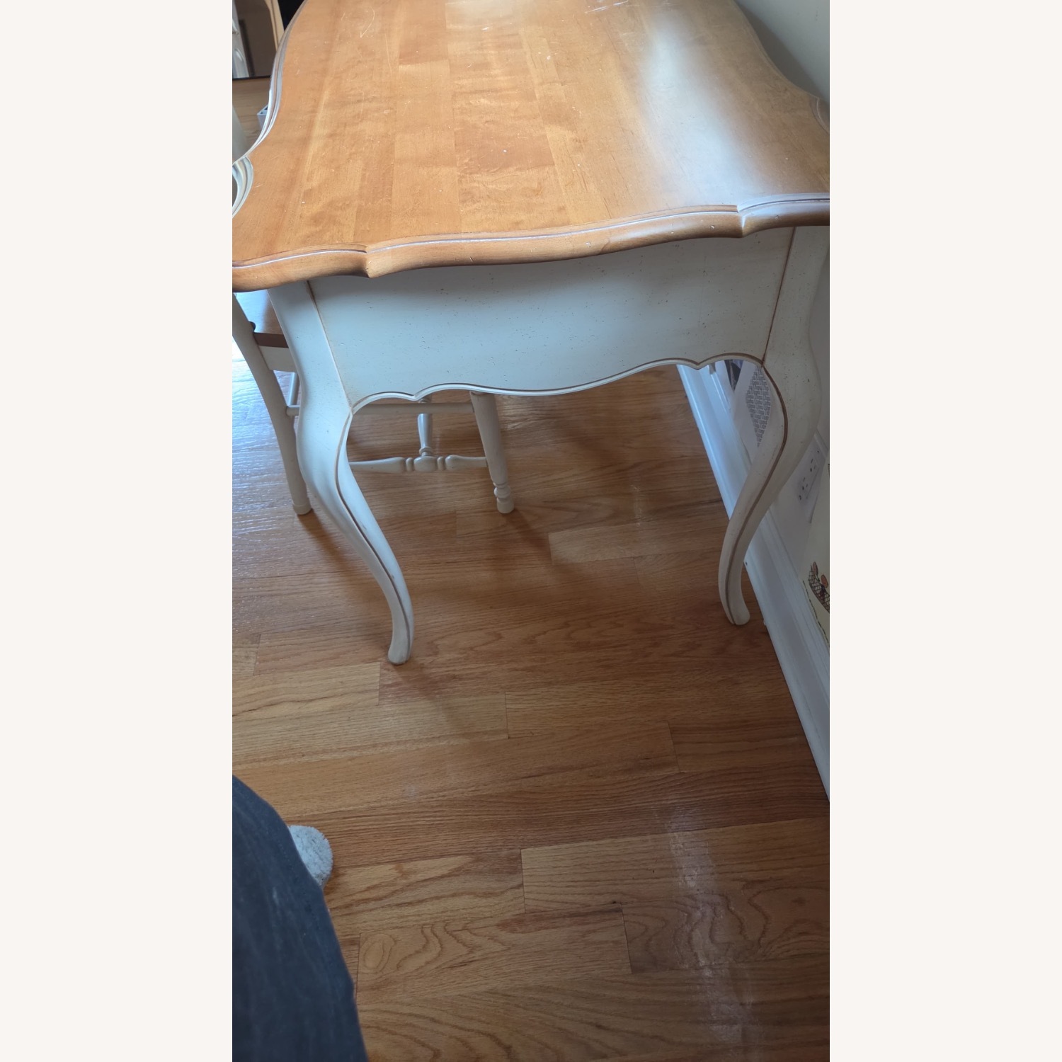 Ethan Allen Country French Natural Wood Desk - image-2