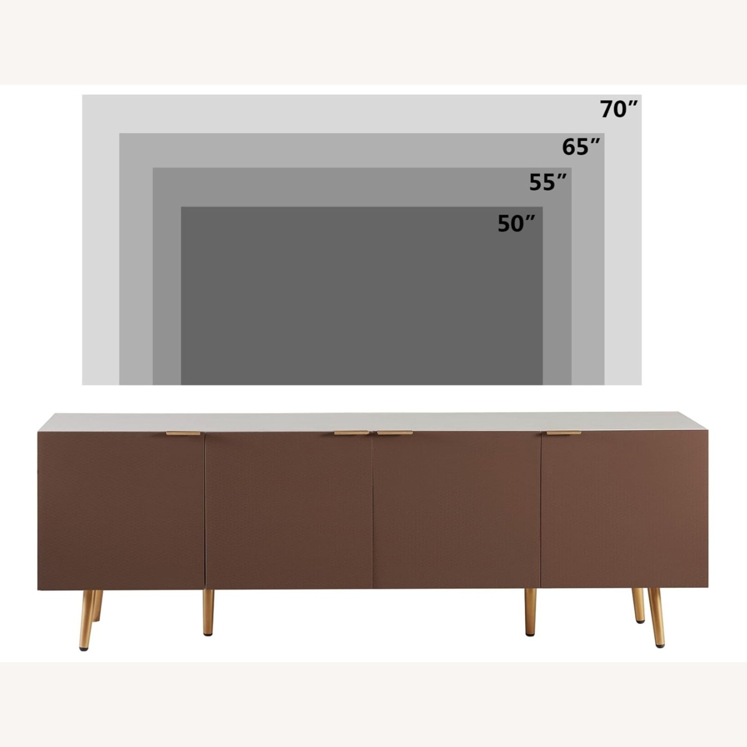 Amazon Dark Brown Wood Media Storage - image-6
