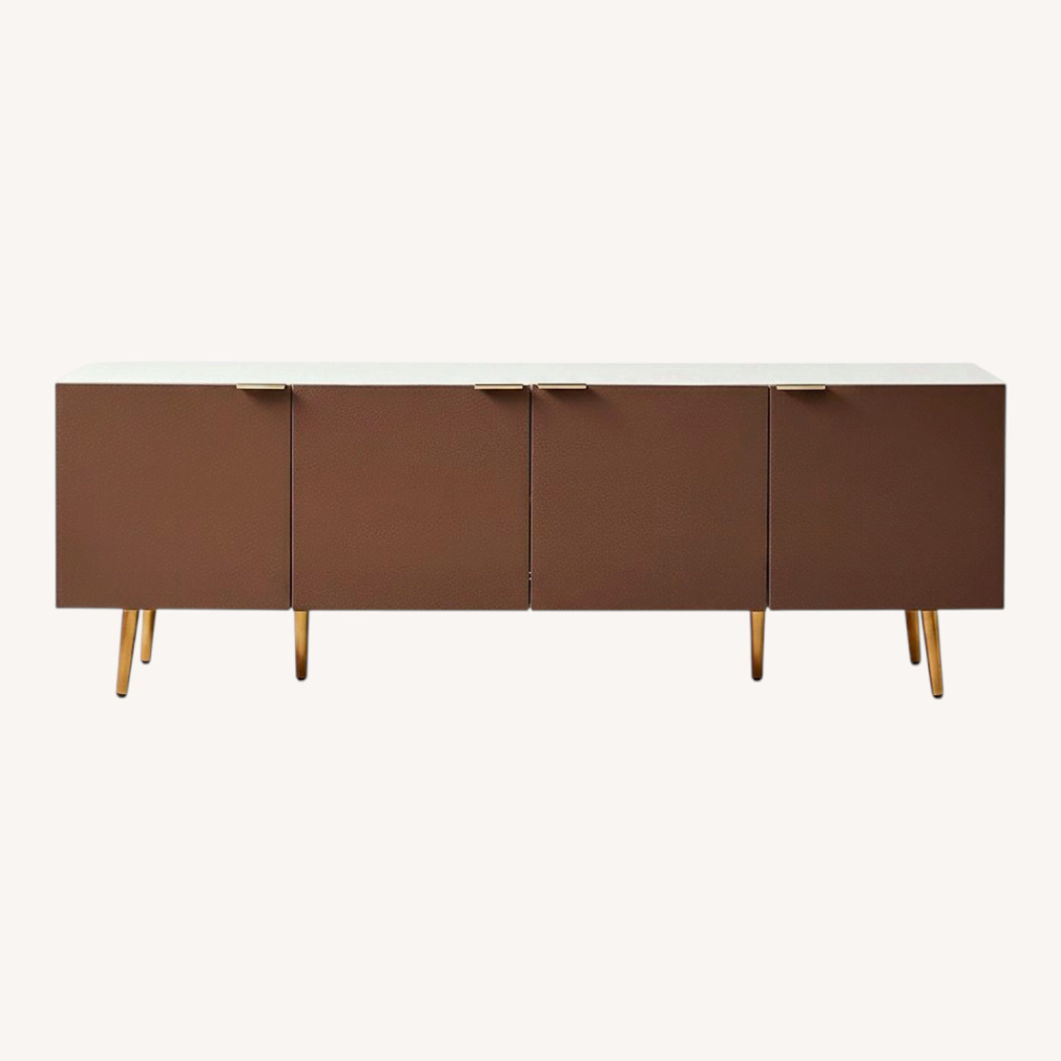 Amazon Dark Brown Wood Media Storage - image-0