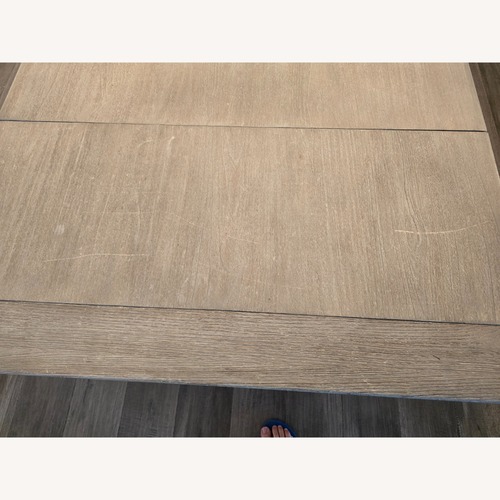 Used Pottery Barn Toscana Extending Dining Table With Bench for sale on AptDeco
