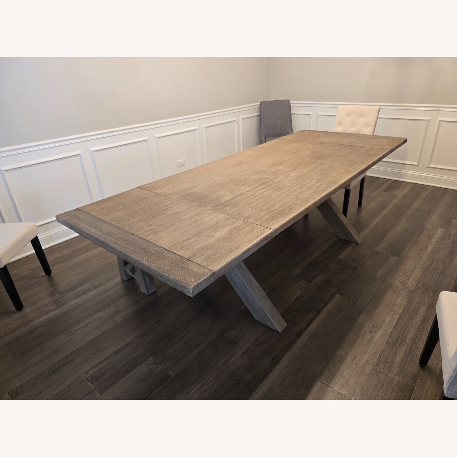 Pottery Barn Toscana Extending Dining Table With Bench - image-5