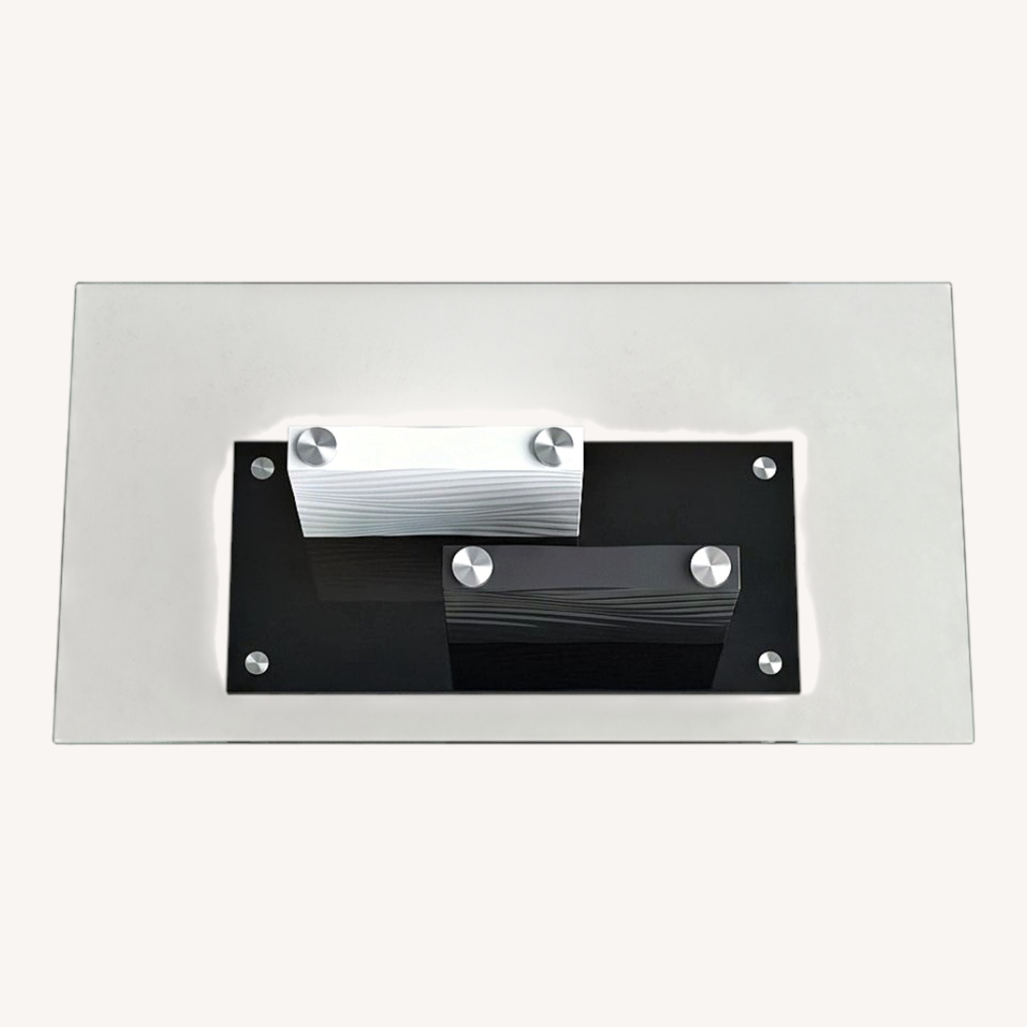 Black Glass Coffee Table - image-0