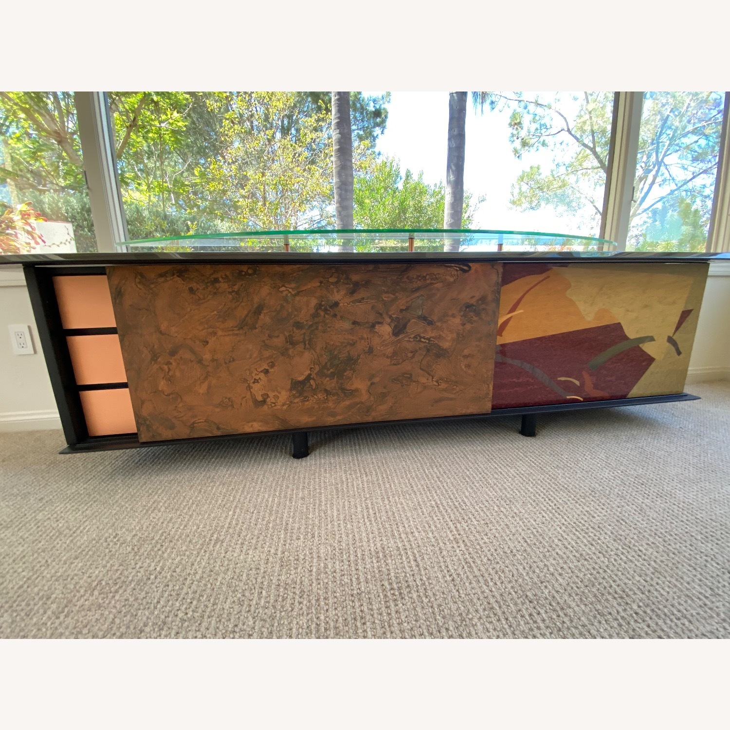 Carlo Malnati Vintage Dark Brown Credenza - image-2
