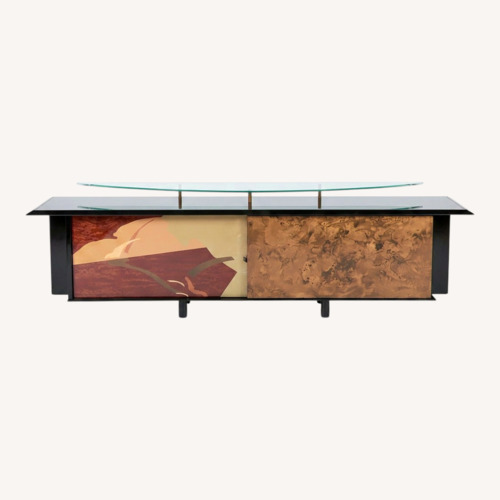 Used Carlo Malnati Vintage Dark Brown Credenza for sale on AptDeco
