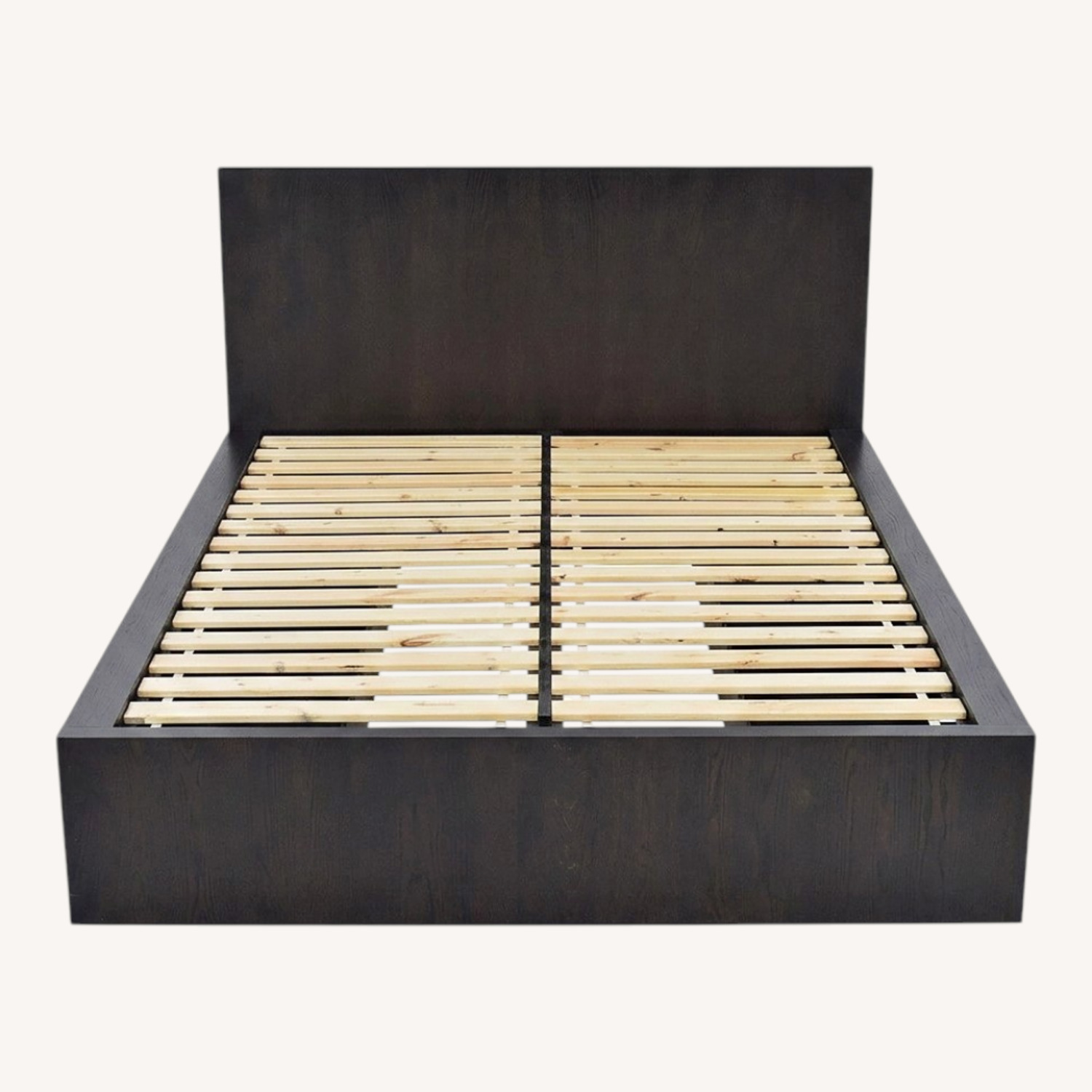West Elm Logan Queen 6 Drawer Storage Platform Bed Frame - image-0