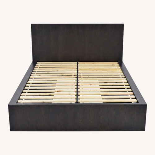Used West Elm Logan Queen 6 Drawer Storage Platform Bed Frame for sale on AptDeco