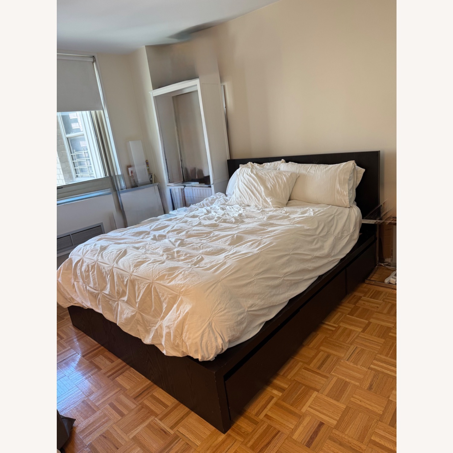 West Elm Logan Queen 6 Drawer Storage Platform Bed Frame - image-2